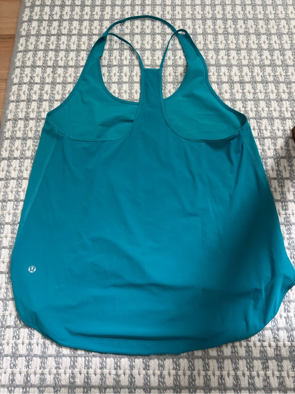 lululemon athletica Teal Racerback Performance Tank large loose fit